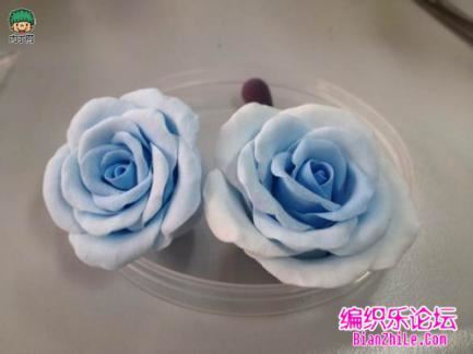 手工制作教案—用超轻粘土制作逼真的渐变玫瑰花