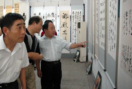 2016年7月1日，许昌县人民文化馆，许昌县“庆七一”书法绘画摄影展